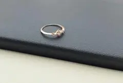 K10 WG ダイヤモンド0.15ct デザインリング 11号 約2g - メルカリ