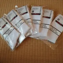 ホワイトソックス 6足セット 23-26cm