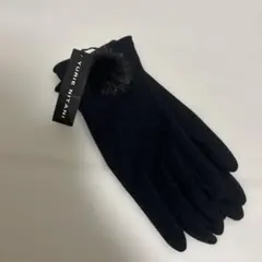 【週末セール】YURIE NITANI ファー付き黒手袋