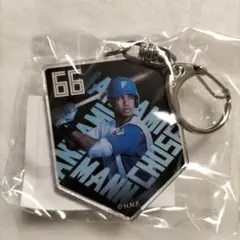 ファイターズ万波中正キーホルダー ガチャ