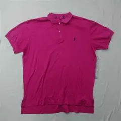 ポロ ラルフローレン 半袖ポロシャツ ピンク系 メンズ