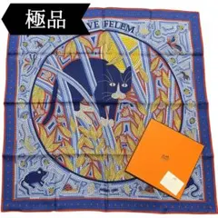 HERMES カレ CAVE FELEM 猫に注意 90✖️90㎝ - メルカリ