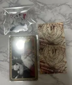 ヒロアカ原画展　エンデヴァー　アクリルパズル　箔押しクリアカード
