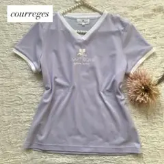 クレージュ ビッグロゴ　リンガー　Tシャツ　40