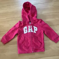 値下げ！GAP babyGap フード付きトレーナー US 18-24M ピンク