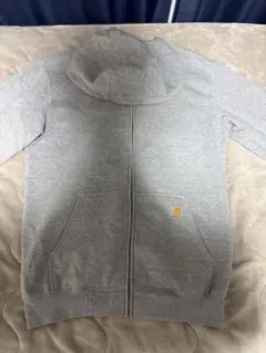 carhartt グレー ジップアップパーカー Mサイズ