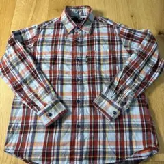 FILA チェック柄 長袖シャツ 100cm~