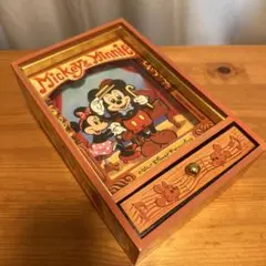 く*お様 ミッキー ミニー アンティーク オルゴール　ディズニーランド 音楽ボッ