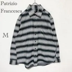 パトリツィオフランチェスカ 総柄シャツ 【M】 メンズ フィッシュテール 春秋