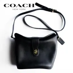 美品 オールドコーチ コーチ COACH ショルダーバッグ バッグ 黒