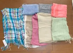 ストール　まとめて8点