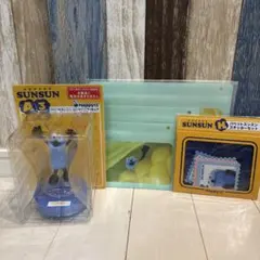パペットスンスン Happyくじ フィギュア ステッカー ジップバッグ
