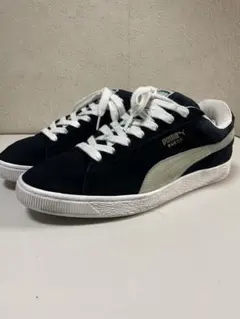 PUMA Suede 90681S Black-Silver us9 - メルカリ