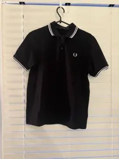 FRED PERRY ブラック ポロシャツ 半袖 G3600/UK8