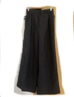 Samansa Mos2 タックワイドパンツ(イージーケア、接触冷感) Mサイズ