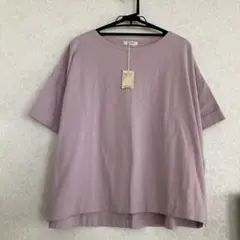 新品　studio CLIP コットン100% カットソー　ピンク　Mサイズ