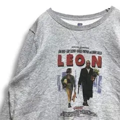 BPSA ムービー スウェット 古着 グレー レオン LEON 海外 映画 洋画