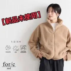 ユニセックス UVカット ボアブルゾン アウター 羽織 ジャケット