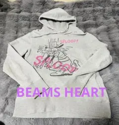 BEAMS HEART ディズニー パーカー グレー