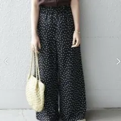 最終値下げSHIPS any ドット イージー セミワイド パンツ