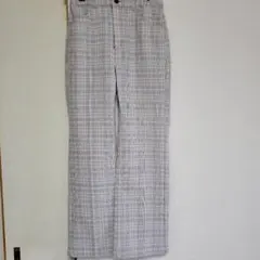 GU チェック柄 カジュアルパンツ Mサイズ
