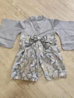 ほ*り様 モクモフ　袴ロンパース　80