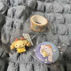 くら寿司コラボ　シナモロール シフォン　びっくらポン