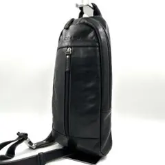 COACH 572 コーチ ボディバッグ レザー 斜め掛け ブラック スリング