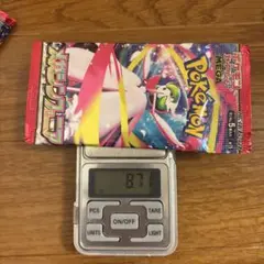 ポケモンカードゲーム メガシンフォニア4パック重さ表記付き