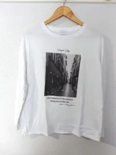 green label relaxing フォトプリント 長袖Tシャツ