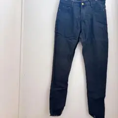 スキニーパンツ フリンジ裾 ブラック スキニー パンツ レディース ズボン