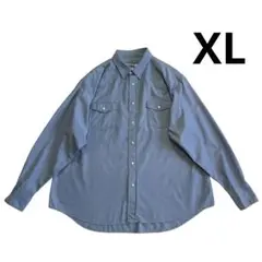 90s Big Smith ウエスタン シャンブレーシャツ XL スナップボタン