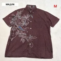 MAJUN OKINAWA かりゆしウェア 半袖シャツ 結婚式 日本製 麻のサムネイル