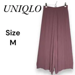 ユニクロ　UNIQLO　シフォン　プリーツ　スカート　パンツ