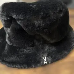 VAR ZAR 黒 フリース バケットハット