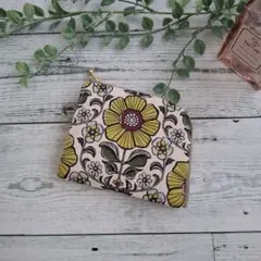 【ハンドメイド】L字ファスナーミニ財布♡ウォレット♡コンパクト♡花柄♡春財布