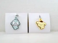 サンリオキャラクターズ ダブルチャームグミ ポムポムプリン　ハンギョドン