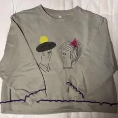 マーキーズ MARKEY'S HOGAN マエウシロプリントトレーナー 120