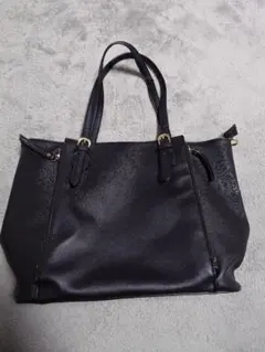 しまむら CLOSSHI 黒のトートバッグのサムネイル