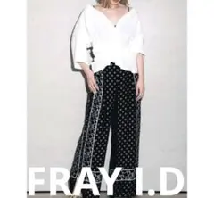 FRAY.ID フレイアイディー カシュクールラップシャツ