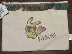 ポケモン イッツデモ IT'S DEMO ピカチュウ フラットポーチのサムネイル
