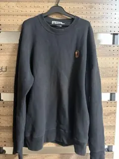 【美品】A Bathing Ape ブラック スウェット 2XL アメカジ