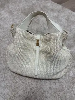 【未使用】POMTATA　AMICOシリーズ　バスケットトート　ライトグレー 未使用】POMTATA AMICOシリーズ バスケットトート ライトグレー - メルカリ
