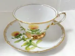 オールドノリタケ フラワーハンドル カップ＆ソーサー 桜風