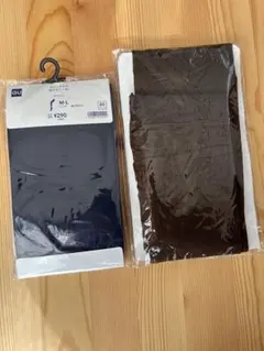 【最終価格】カラータイツ2本セット　ネイビー　ブラウン　まとめ売り