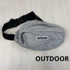 OUTDOOR ショルダーバッグ　ウエストバッグ　グレーのサムネイル