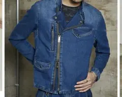 デニムライダースジャケット