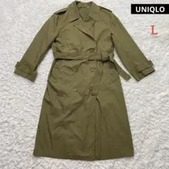 UNIQLO ユニクロ　トレンチコート ベルト付き　メンズ　L 着回し