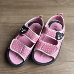 17cm DOUBLE B Mikihouse 子供　サンダル