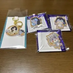 鬼滅の刃　バレンタイン　バッジ　アクリルチャーム　セット　アオイ　伊之助　天元